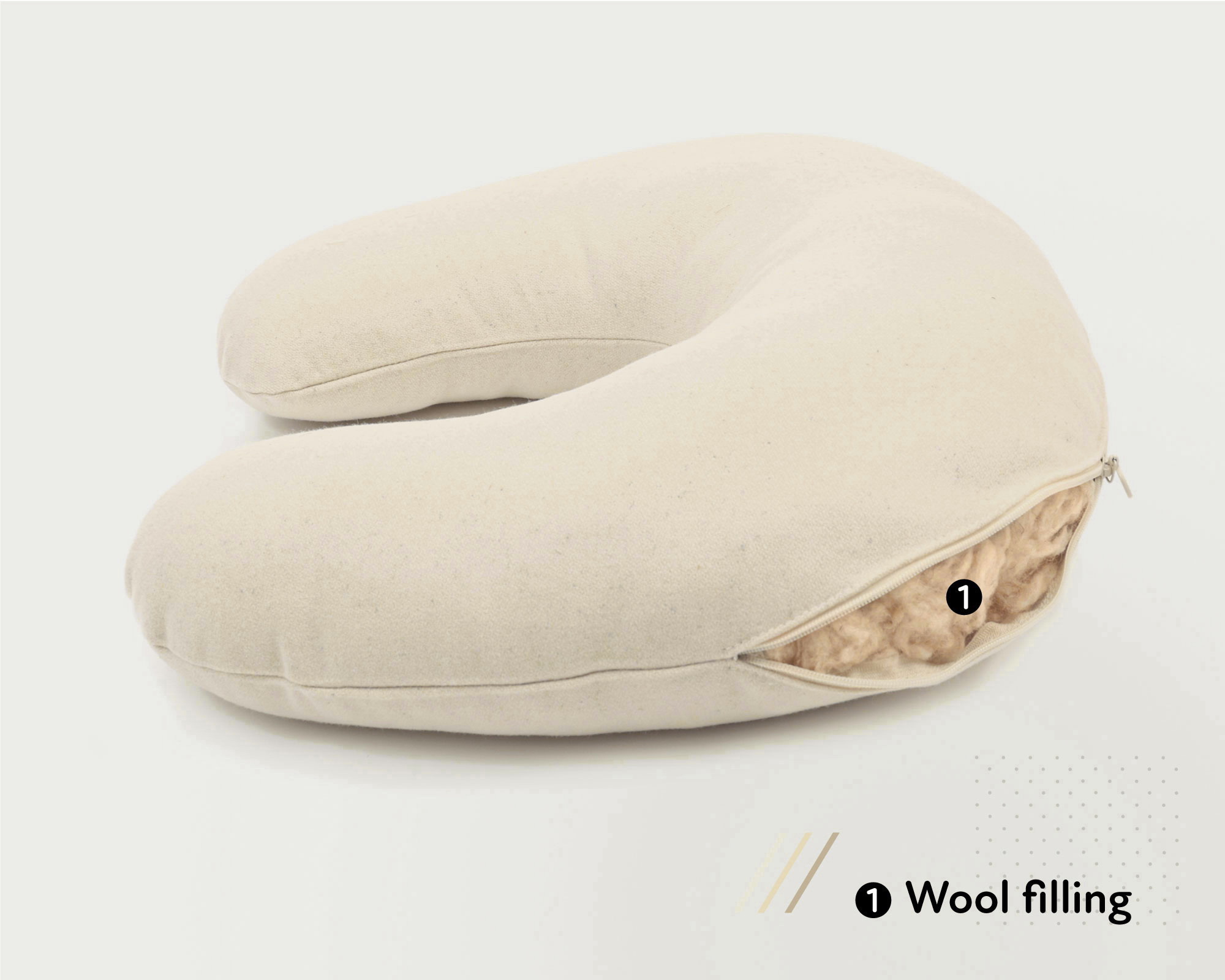 Wool Nursing Pillow
