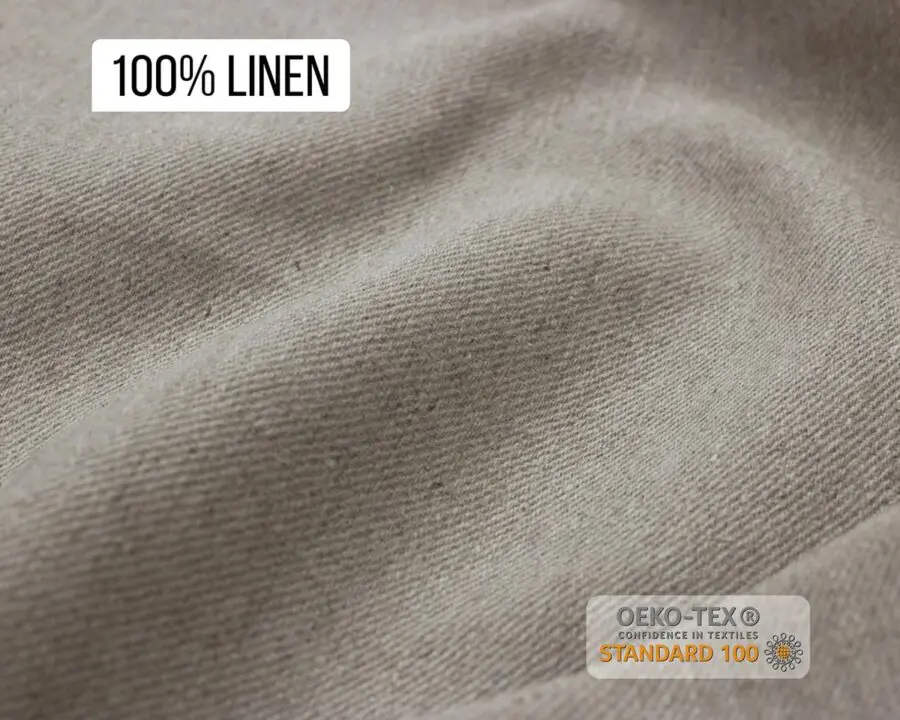 100% tissu de lin
