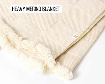 Home of Wool Heavy Merino Wool Blanket