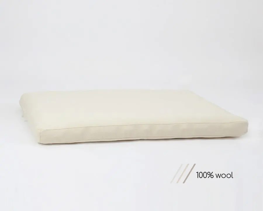 Home of Wool Pet Cushion with wool cover