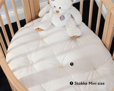Home of Wool STOKKE Sleepi Bed Mini Junior Wool Mattress All Natural