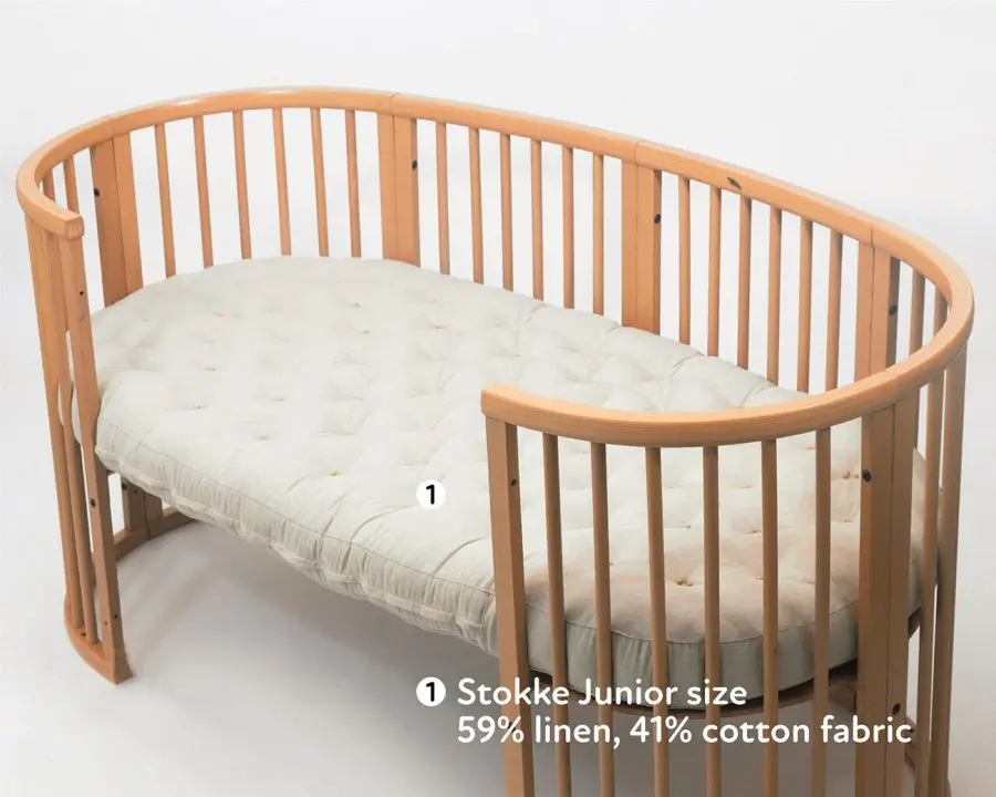 Home of Wool Stokke sized all-natural wool mattress