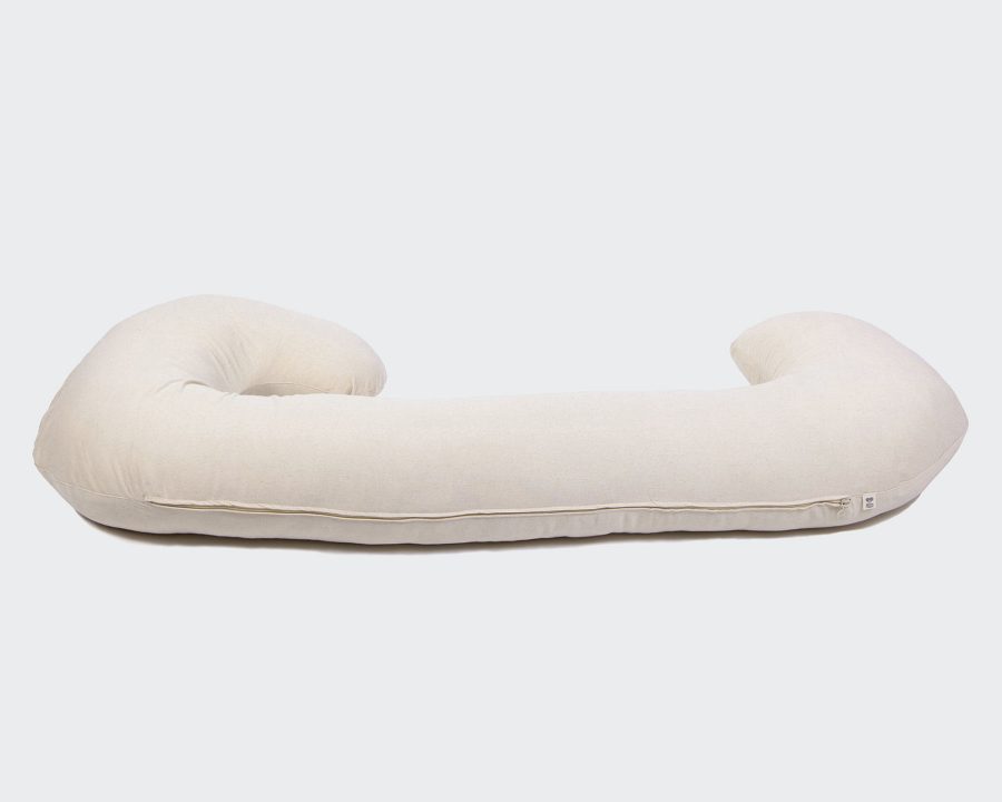 home of wool c shaped pregnancy pillow cover (housse de coussin de grossesse en forme de C)