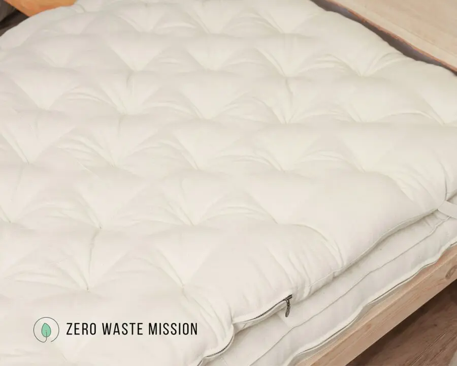 Home of Wool zero waste wool mattress topper