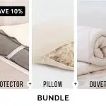 Bundle: Protector + Pillow + Duvet Insert