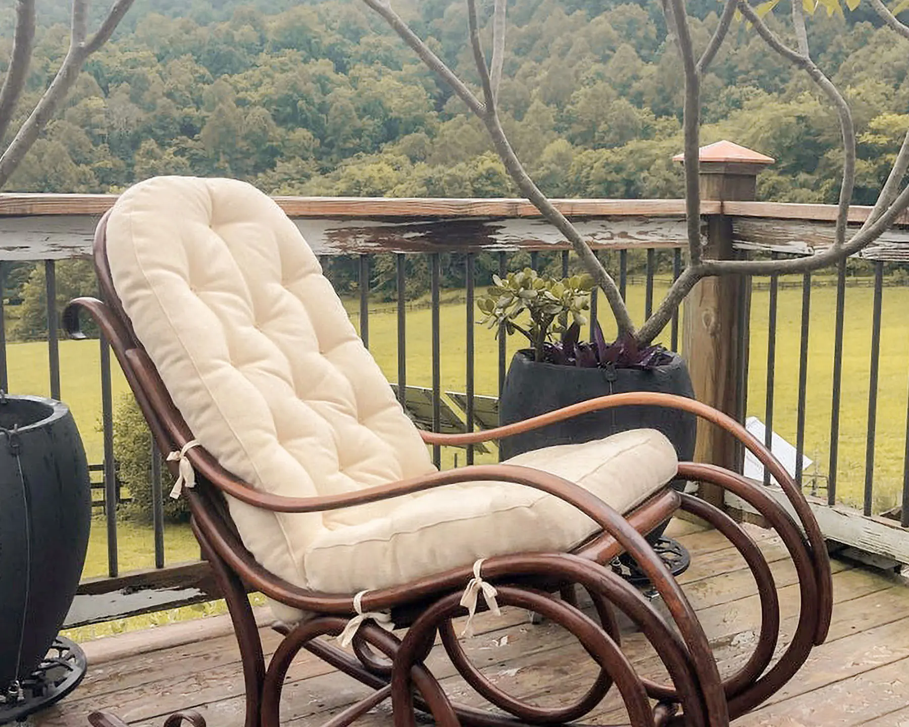 Home-of-Wool-Custom-cushions-for-Brentwood-rocking-chair