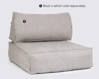 Home of Wool pallet couch cushion