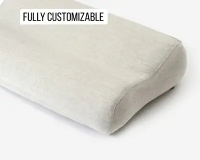 Home of Wool luonnollinen tyynynpäällinen ergonomiselle tyynylle