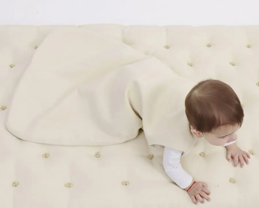 Home of Wool Vauvan makuupussi vauvan kanssa