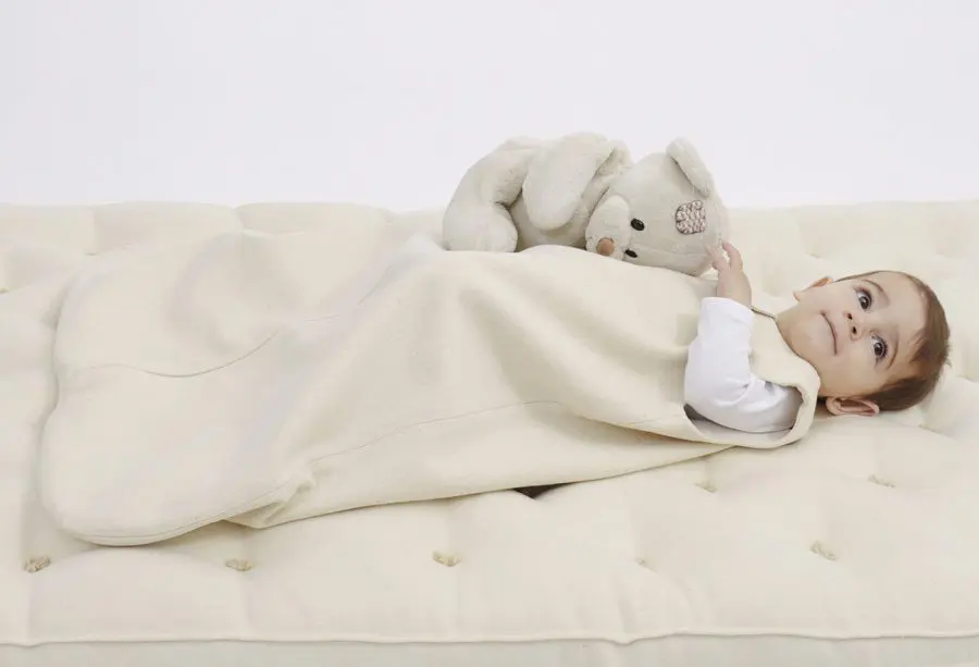 Home of Wool Sac de couchage pour bébé avec bébé
