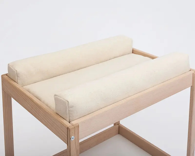 Coussin à langer en laine pour table à langer