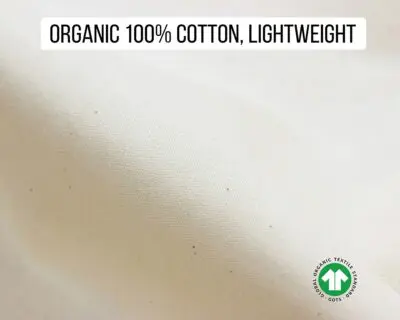Stoff aus Bio-Baumwolle - leicht