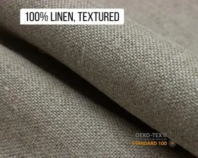 100% Linen textured