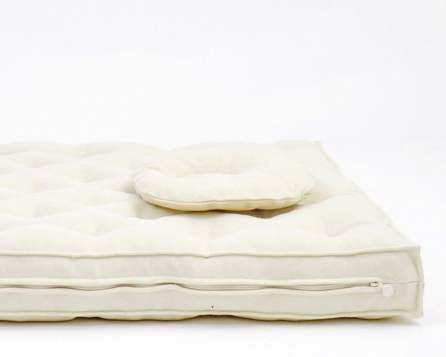 Home of Wool Wool Baby Pillow with mattress