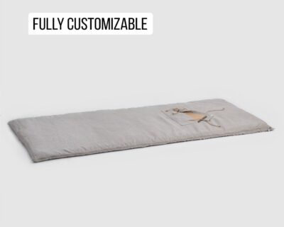 Home of Wool sleeping bag with natural wool filling