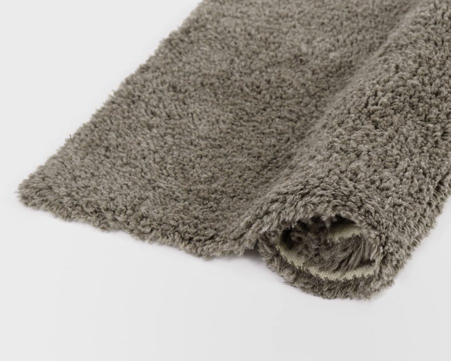 Home of Wool high pile wool rug - natural grey color (3)