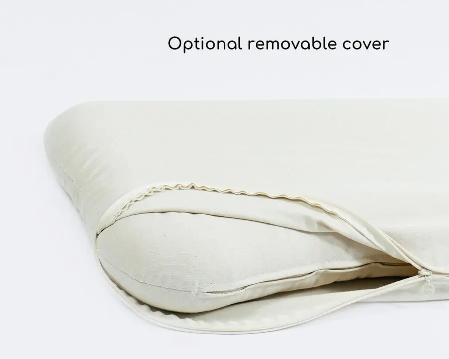 Home of Wool Organic Wool Bed Sharing Cushion with Removable Washable Cover