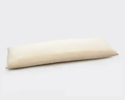 all-natural wool body pillow with wool cover