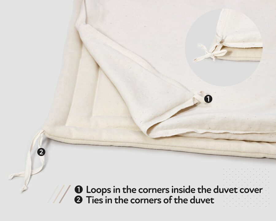 Home of Wool duvet cover details