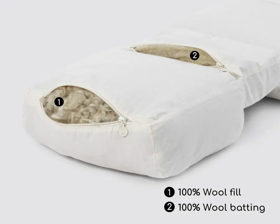 back and side sleeper pillow - filling