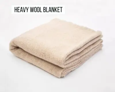 Manta de lana gruesa