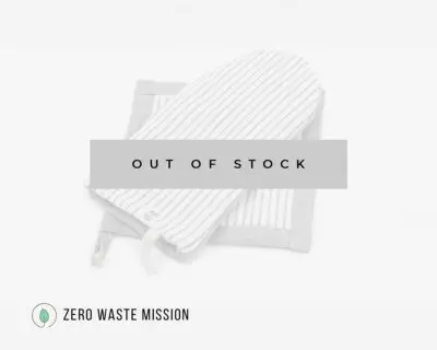 zero waste ovnhandske og grydelap med grå striber