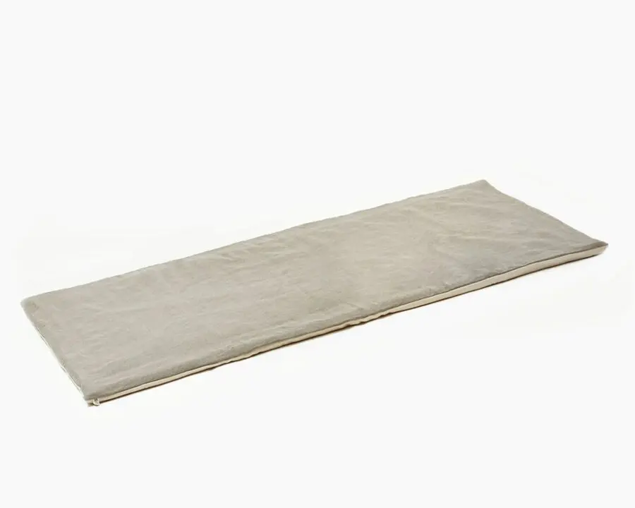 Home of Wool custom floor sleeping mat - linen side