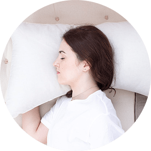 Comfy sweat-free sleep with wool pillows