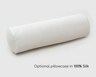 Neck Bolster Pillow in silk cover