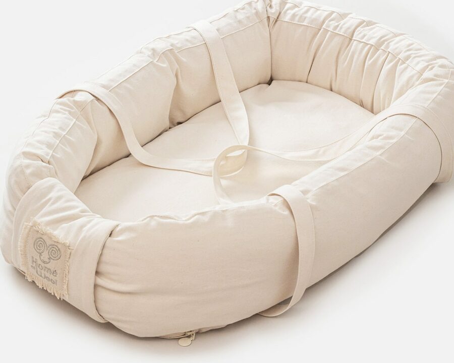 Wool Nest Bed Sharing Cushion mit Tragegurten