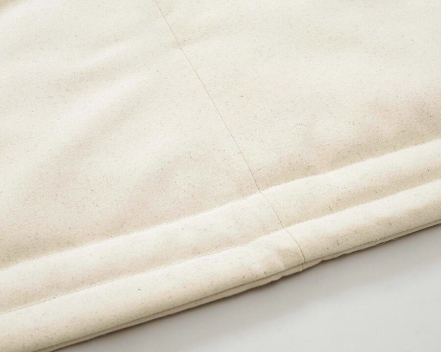 Couples' 羊毛布団 - 接合の縫い目の詳細