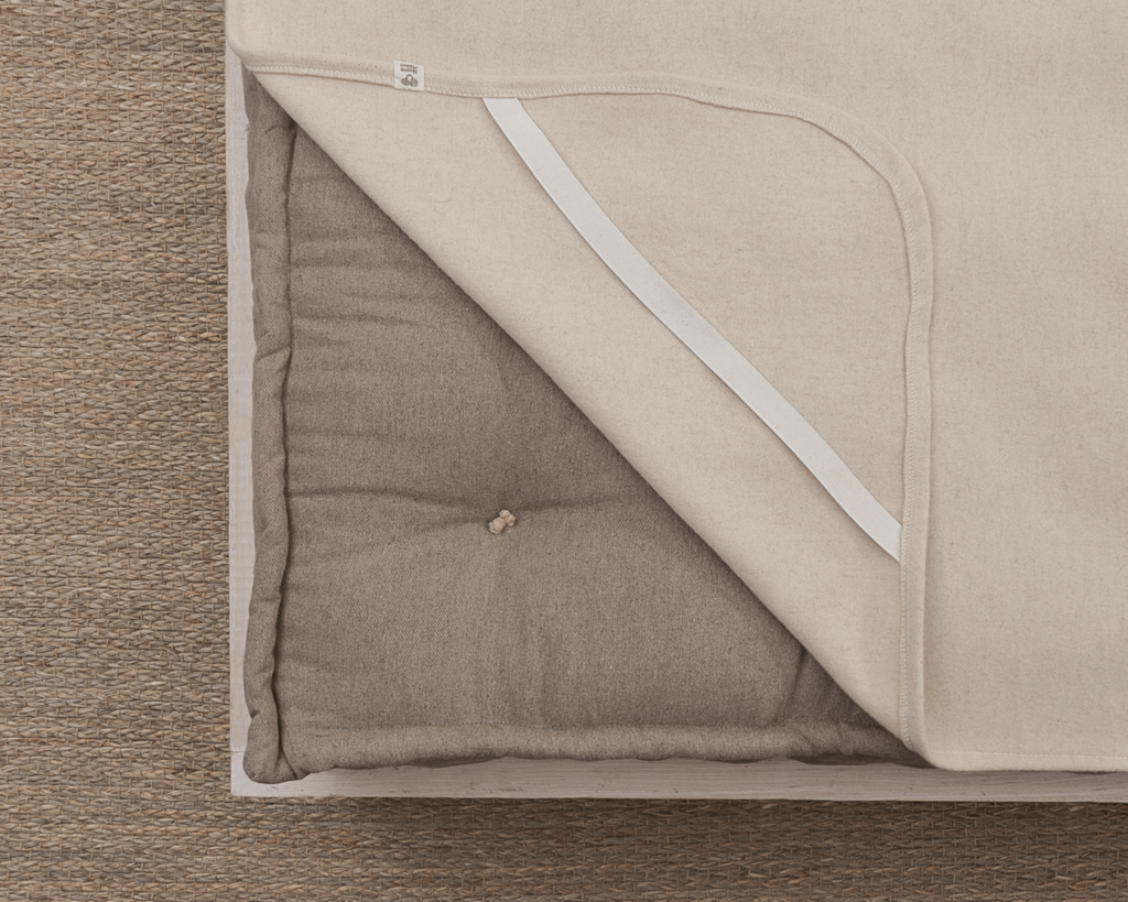 wool mattress with wool protector
