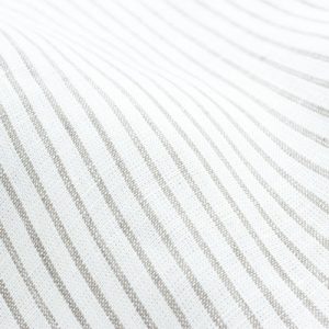 100% linen thin grey stripes fabric