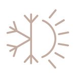 icône de régulation de la température