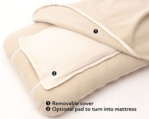 home of wool baby lounger optional pad