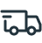 fast truck shipping icon