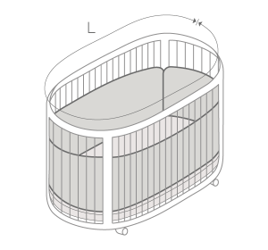 vollständig eingewickeltes ovales Krippendiagramm