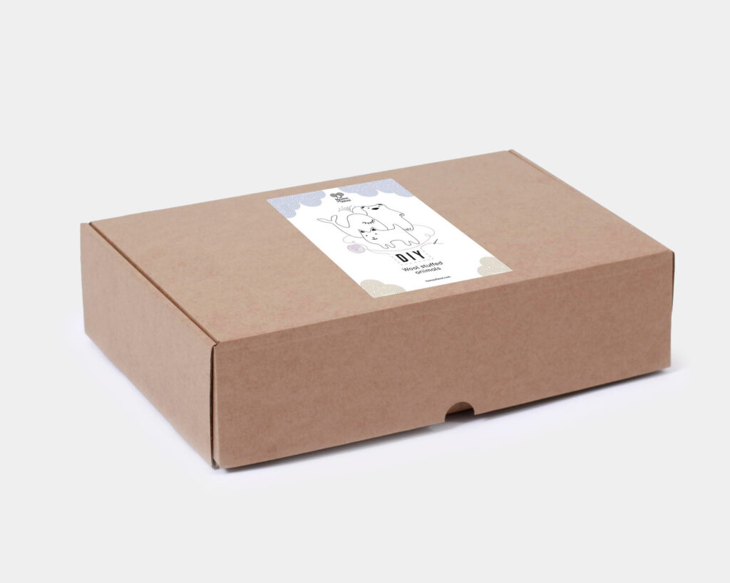 hjemmet til ull DIY utstoppede dyr emballasje