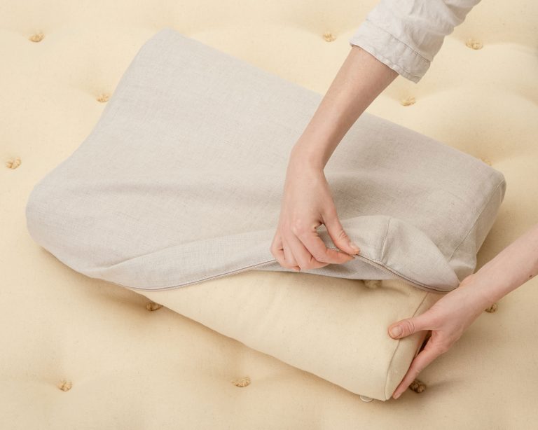 home of wool ergonomic pillowcase