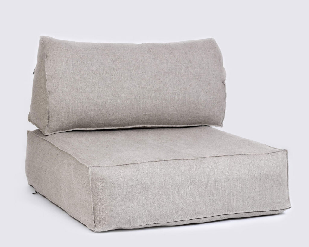 divano senza telaio con rivestimenti sfoderabili