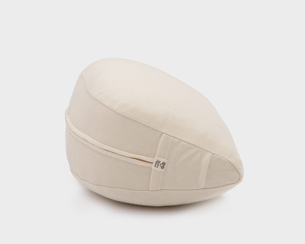 Zafu demi-lune en laine