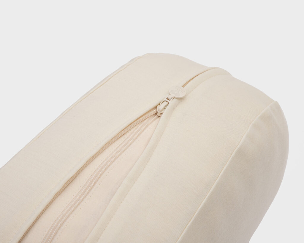 Half Moon Wool Zafu cover zipper