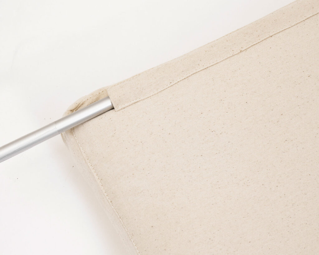 wool headboard pillow, attachment with hidden rod on the back