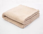 wool heavy blanket folded over