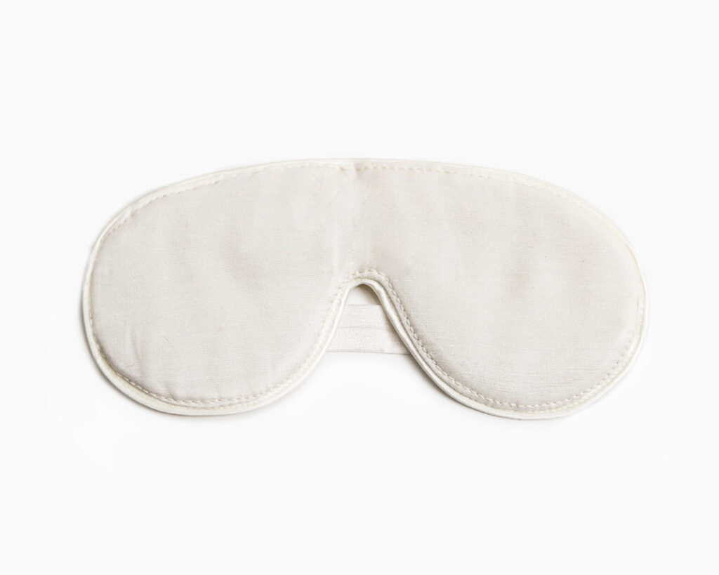 moerbei zijde slaapmasker product by home of wool
