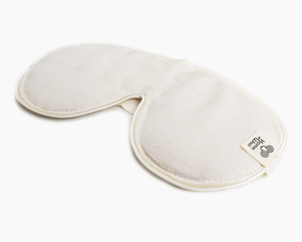 moerbei zijden slaapmasker van home of wool