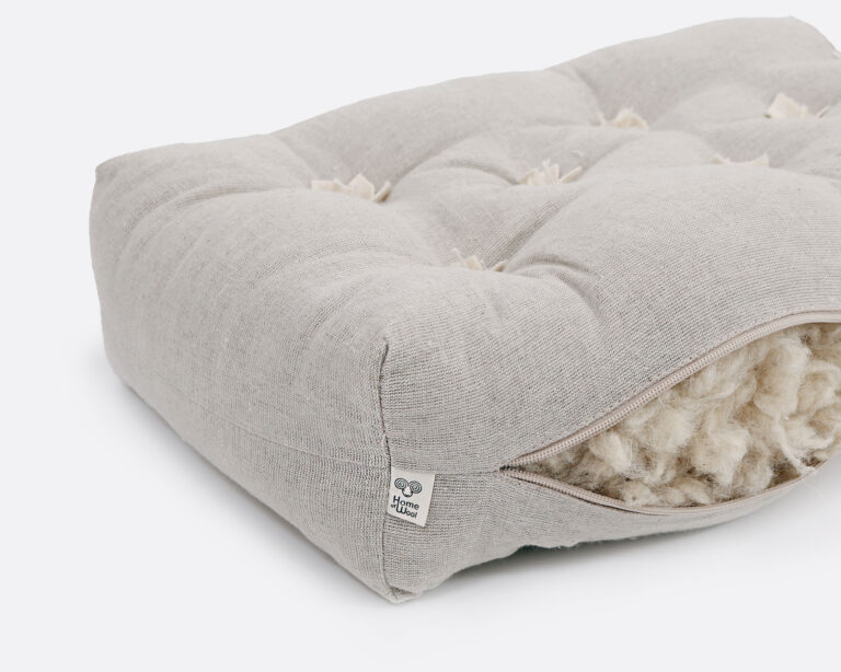 replacement cushion insert with wool filling