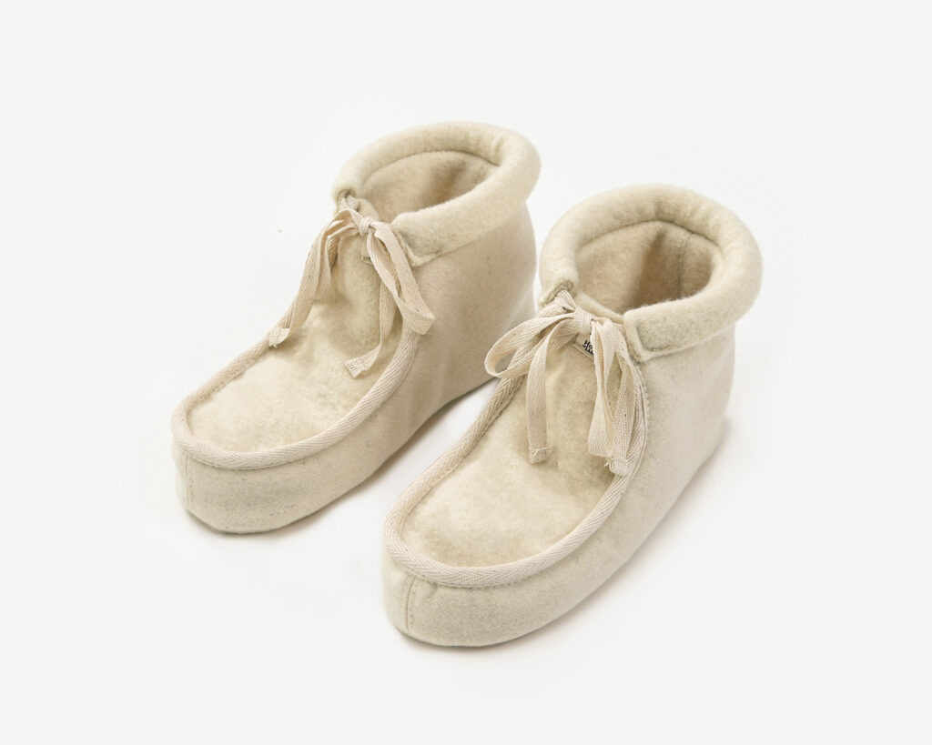 wool boot slippers profile on their own
