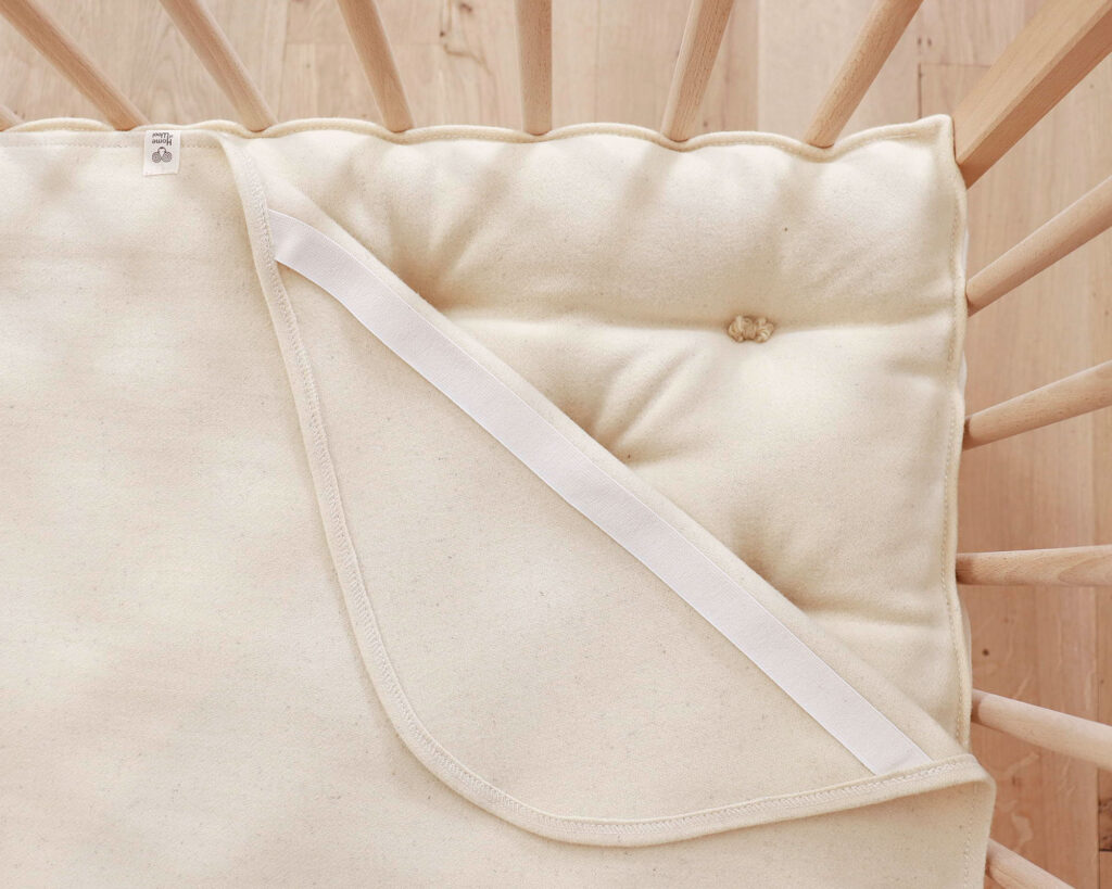 uld madrasbeskytter til vugge