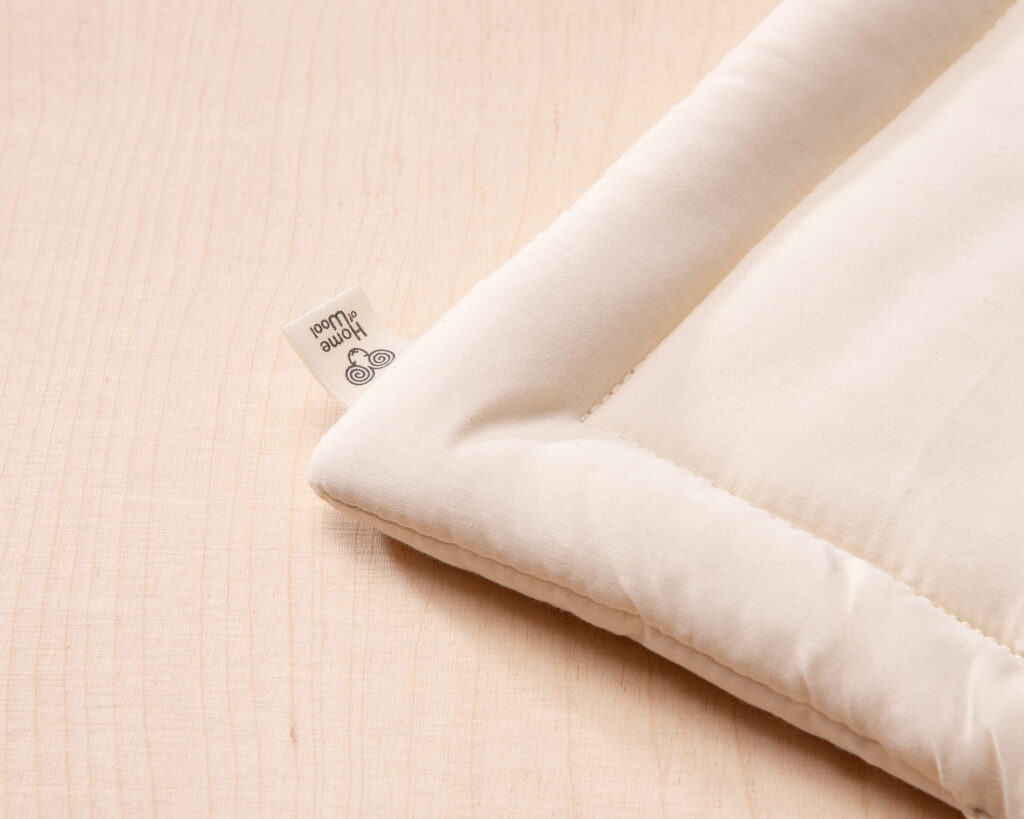 wool duvet insert sample